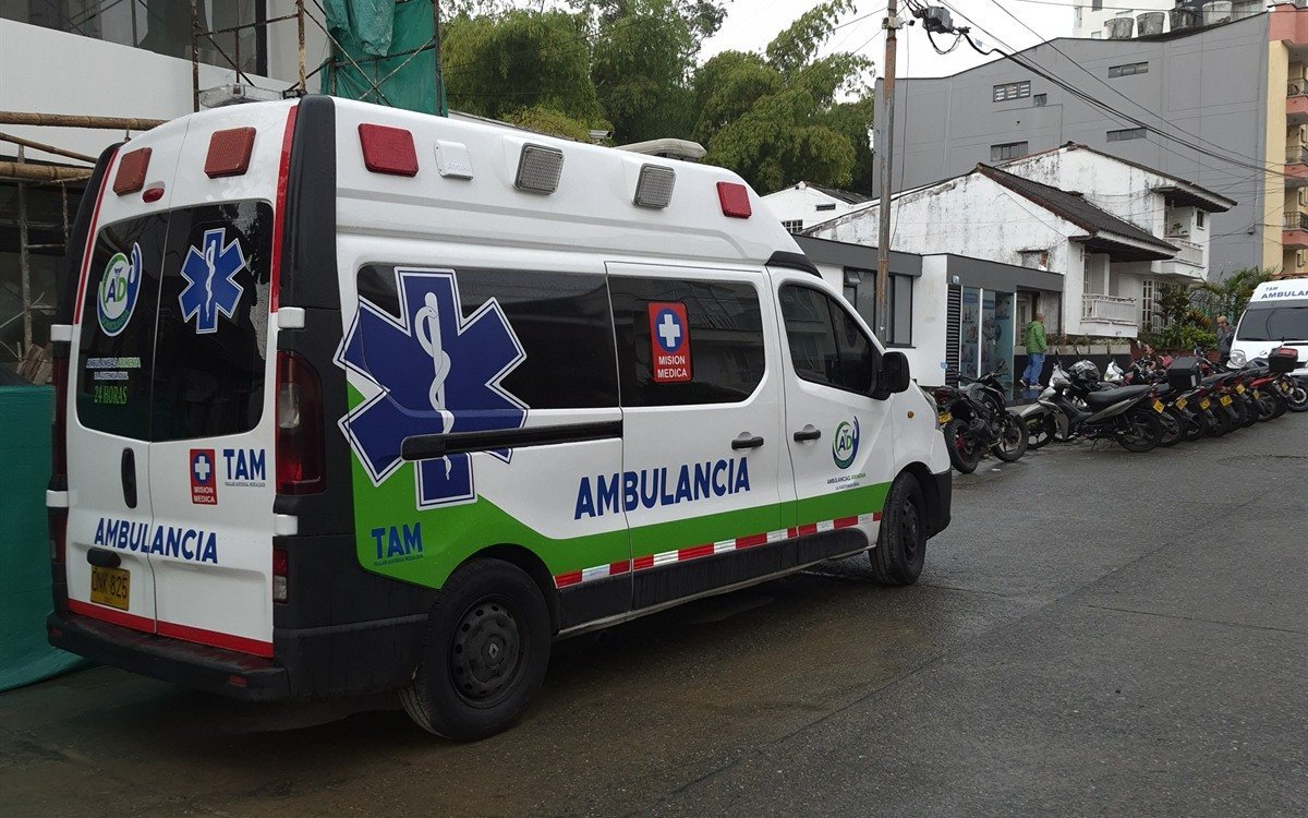 Ambulancia TAM en operación